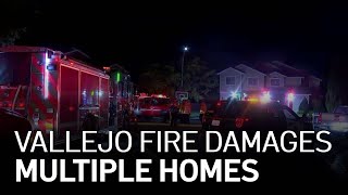 Grass Fire Damages Several Homes, Prompts Evacuations in Vallejo