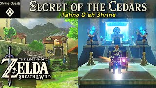 The Secret of the Cedars Shrine Quest, Tahno O'ah Shrine | The Legend of Zelda, BOTW Tutorial