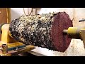 Horror Wood Rotation -  Woodturning -  An article about recycled pine wood
