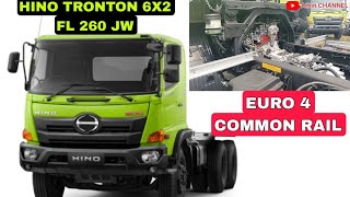 Review hino ranger 500 FL 260 JW 6X 2 EURO 4 common rail