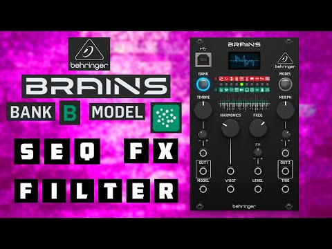 Behringer Brains - B3 - Dust MODEL - feat Sequencer + FX + Filter