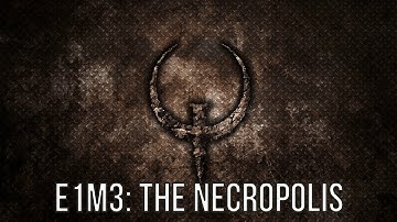 Quake walkthrough no commentary E1M3: The Necropolis (All secrets)