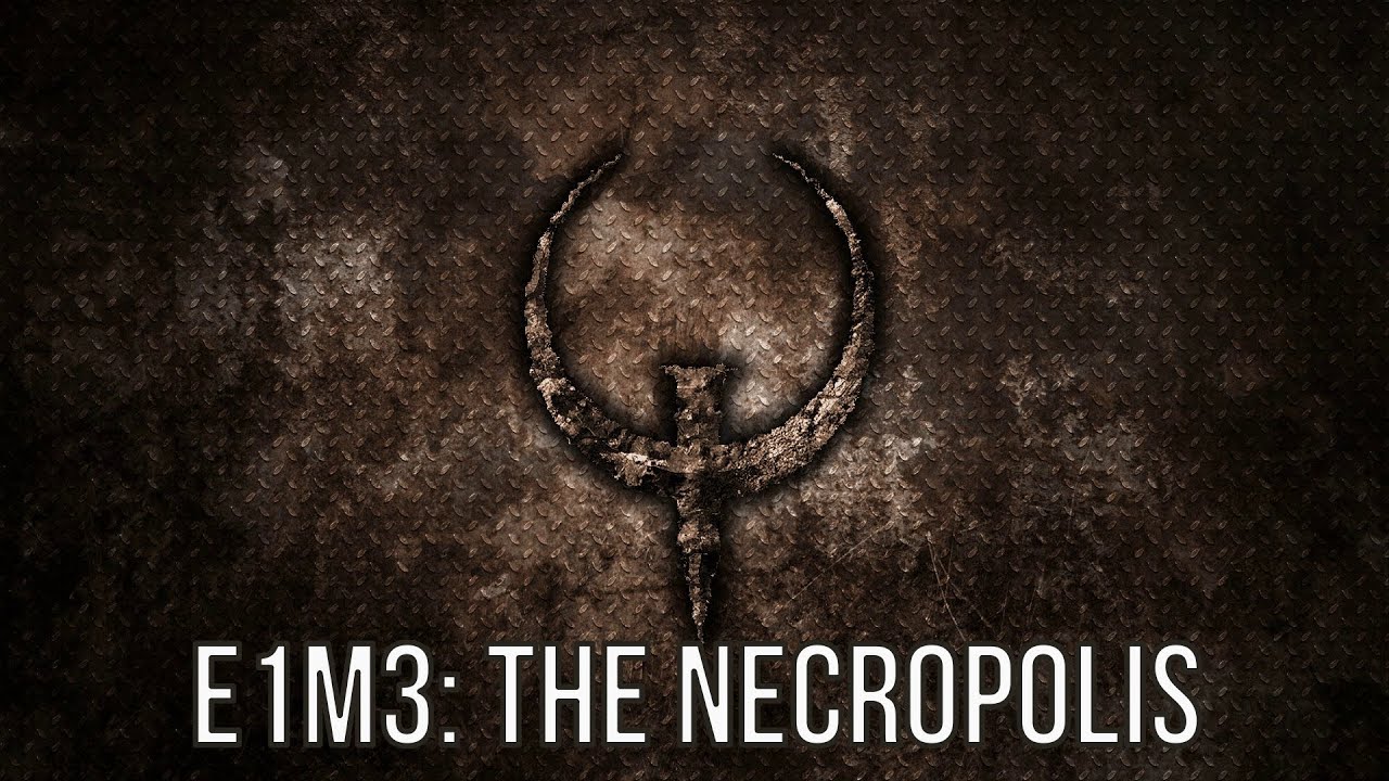 Quake walkthrough no commentary E1M3: The Necropolis (All secrets)