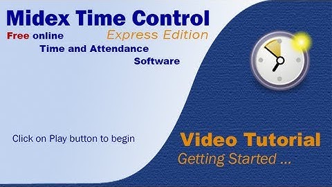 Midex Time Contro Express Tutorial