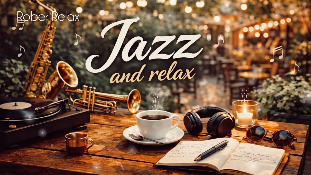 Smooth Jazz Café ☕ Relaxing Instrumental Jazz for Work, Study & Focus