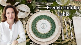How the French Set a Holiday Table | Parisian Elegance