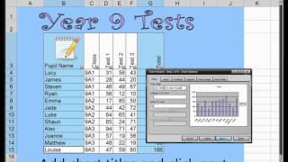 Excel Tutorial   Creating a chart with captions