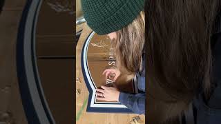 Assemble a sign with me! #logosign #woodsigns #maker