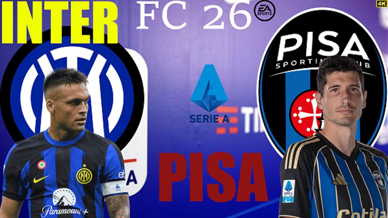 SERIE -A /INTER - PISA full match [4K-60/PC] EA FC 26