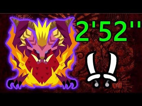 Tempered Teostra Dual Blades Solo 2'52'' [From Livestream] | MHW Iceborne
