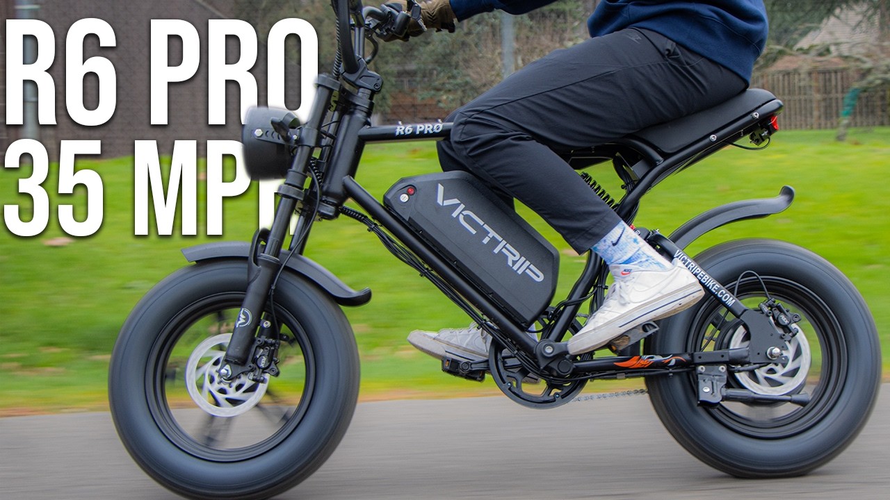Victrip R6 Pro Victrip R6 PRO E-Bike Review *35 MPH | 50+ Miles Range* - YouTube