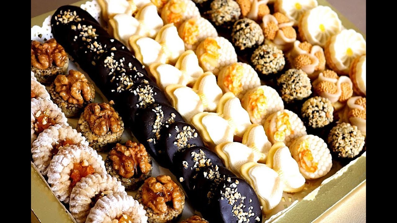 gateaux marocains  بلاطو حلويات راقي :الجزء التاني