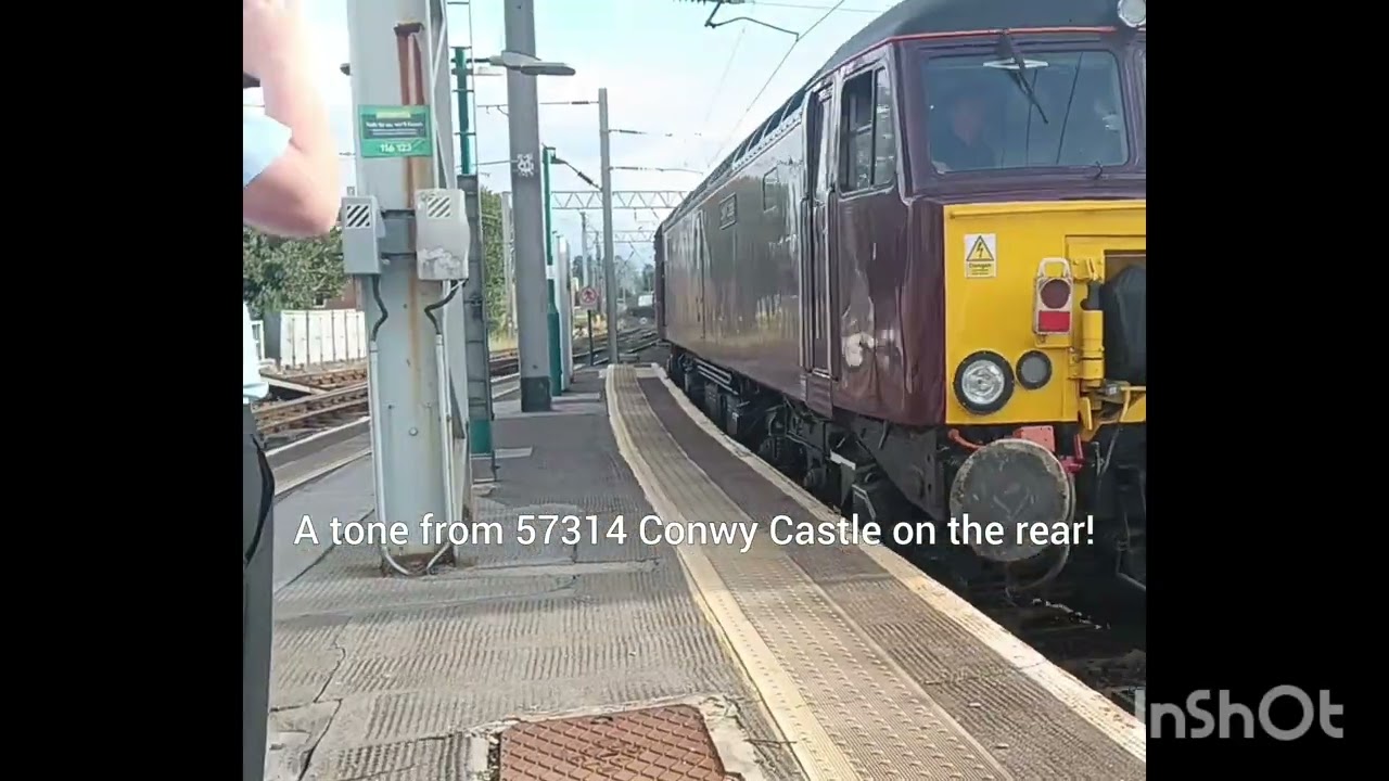 34067 Tangmere departing Carlisle with the Dalesman railtour. Plus two freight trains. 04/09/2025 