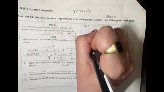 Compare Functions (FIF.C.9) - Final Exam Review