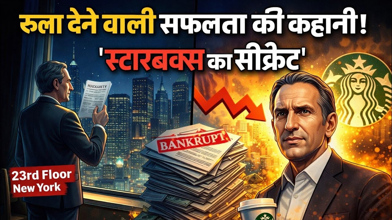 Starbucks Founder की कहानी | 217 बार Fail होकर बना Billionaire