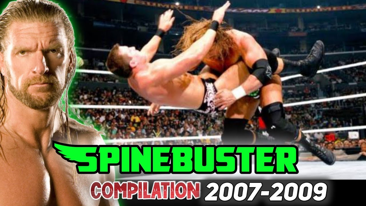 Triple H Spinebuster Compilation 2007-2009 in WWE