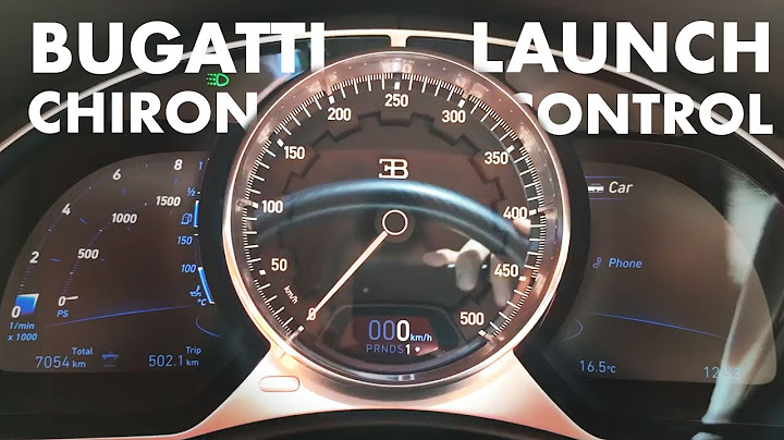 Bugatti Chiron Launch Control Start  | Matthias Malmedie