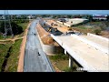 Amazing Techniques Building Foundation Road Connecting To Bridge By Dozer & Grader Spreading Gravel