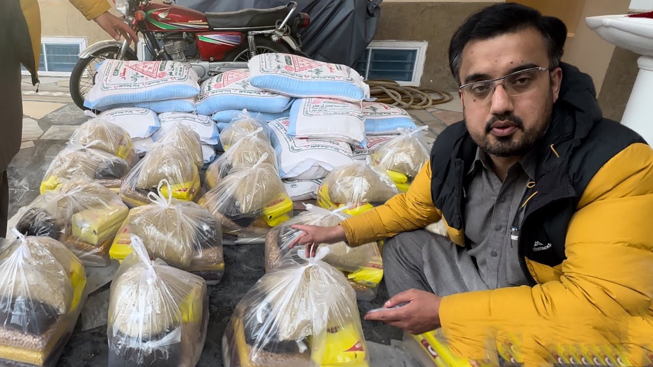 Imran Bhai From America Donated 17 Free Ration bags To Mustehqeeen of ...