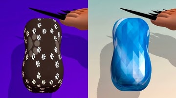 Soap cutting game! Relaxing sounds! Satisfying ASMR Video