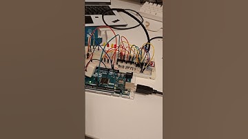 4-bit asynchronous counter with 7 segment display #arduino #arduinoproject