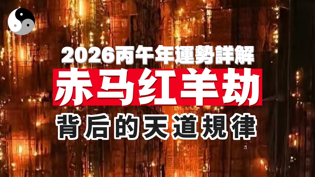 2026丙午年【赤馬紅羊劫】的流年運勢詳解及背後的天道規律  是“末日”還是 “轉機”？｜陰陽五行. 天干地支｜八字命理風水｜ 中國道家易學傳統文化
