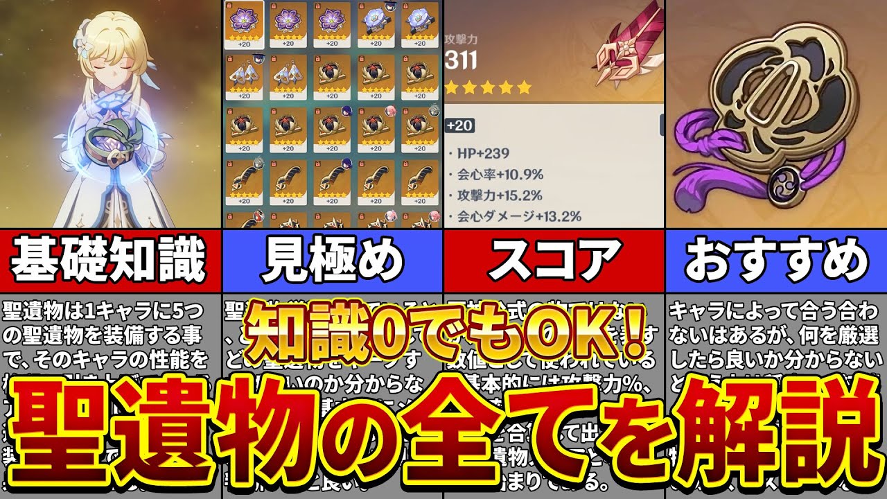 Genshin Impact] Complete guide to relics from the beginning