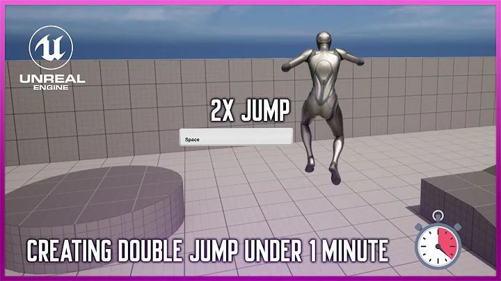 How To Create Double Jump (Under 1 Minute) - Unreal Engine 5 Tutorial