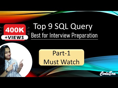 Top 9 SQL queries for interview | SQL Tutorial | Interview Question