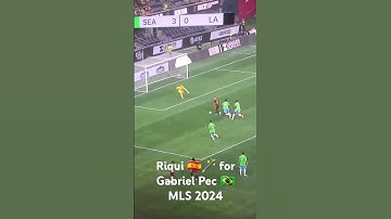 Riqui Puig Magic for Gabriel Pec LA Galaxy 2024 MLS #football #footballshorts #footballskills
