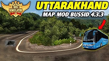 Finally!!💥 New Munsyari Extreme Hill Map Mod For Bus Simulator Indonesia।Bussid Mod Map 4.3.3