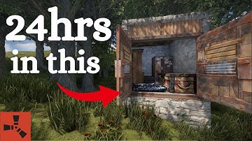 How I survived 24 hours in the Smallest Base - Rust Solo