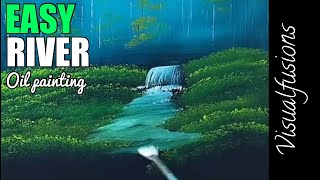 How to Create a Rapid River in Oil Paints