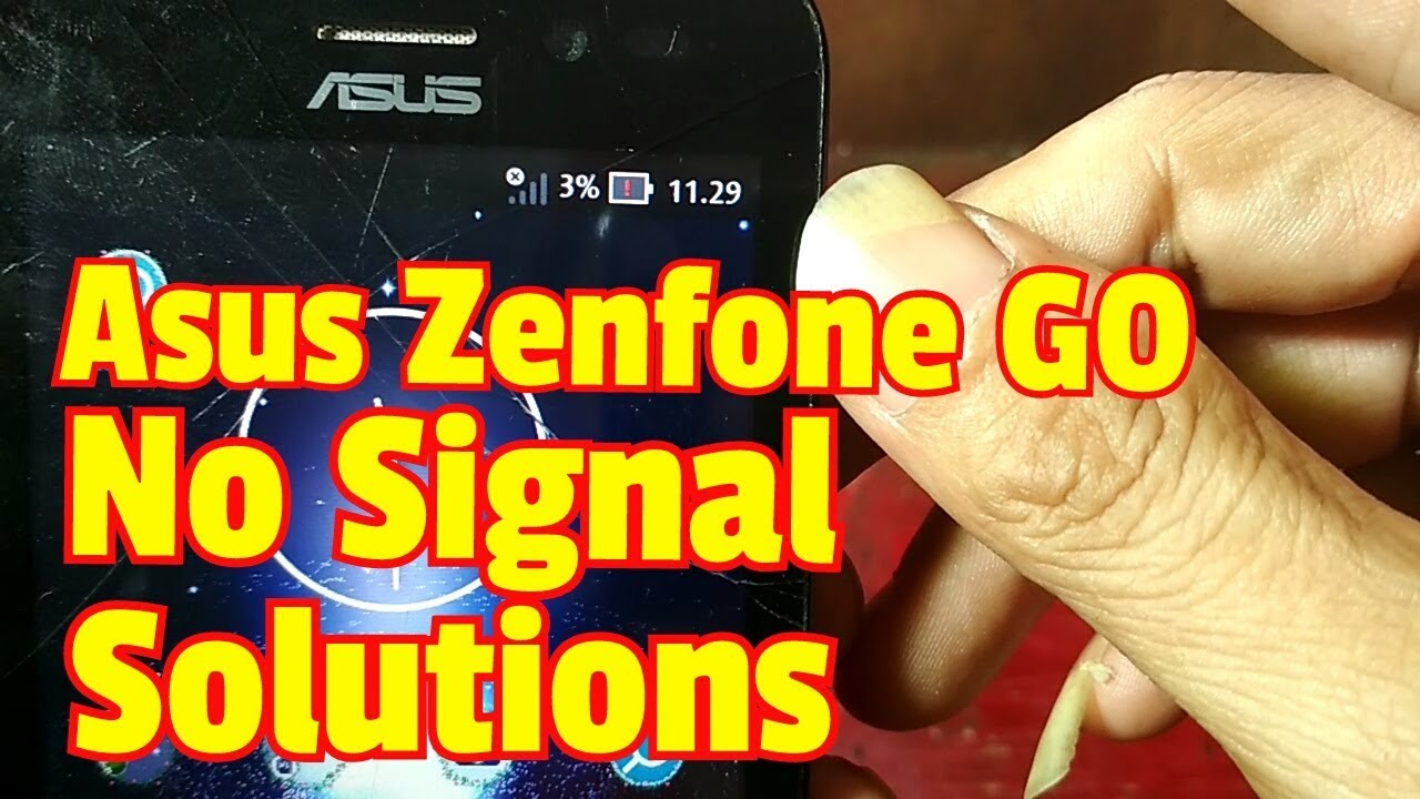 Asus Zenfone Go X014d No Signal Panggilan Darurat No Network Solutions Youtube