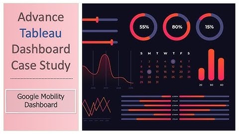 Tableau Advance Dashboard Case Study | Covid Google Mobility Dashboard for Practice