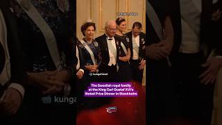 The Swedish Royal Family At The King Carl Gustaf Xvis Nobel Prize Dinner In Stockholm