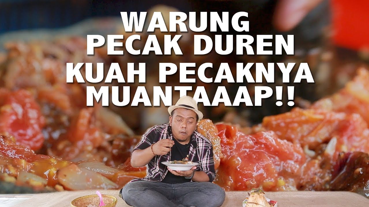 REVIEW WARUNG PECAK DUREN | Kuah Pecaknya Enak Bangeet! - YouTube