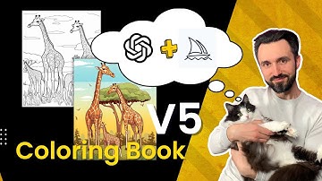 New Opportunities for a Coloring Book with Midjourney v5