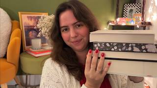 asmr cozy fantasy book haul ✨🤍