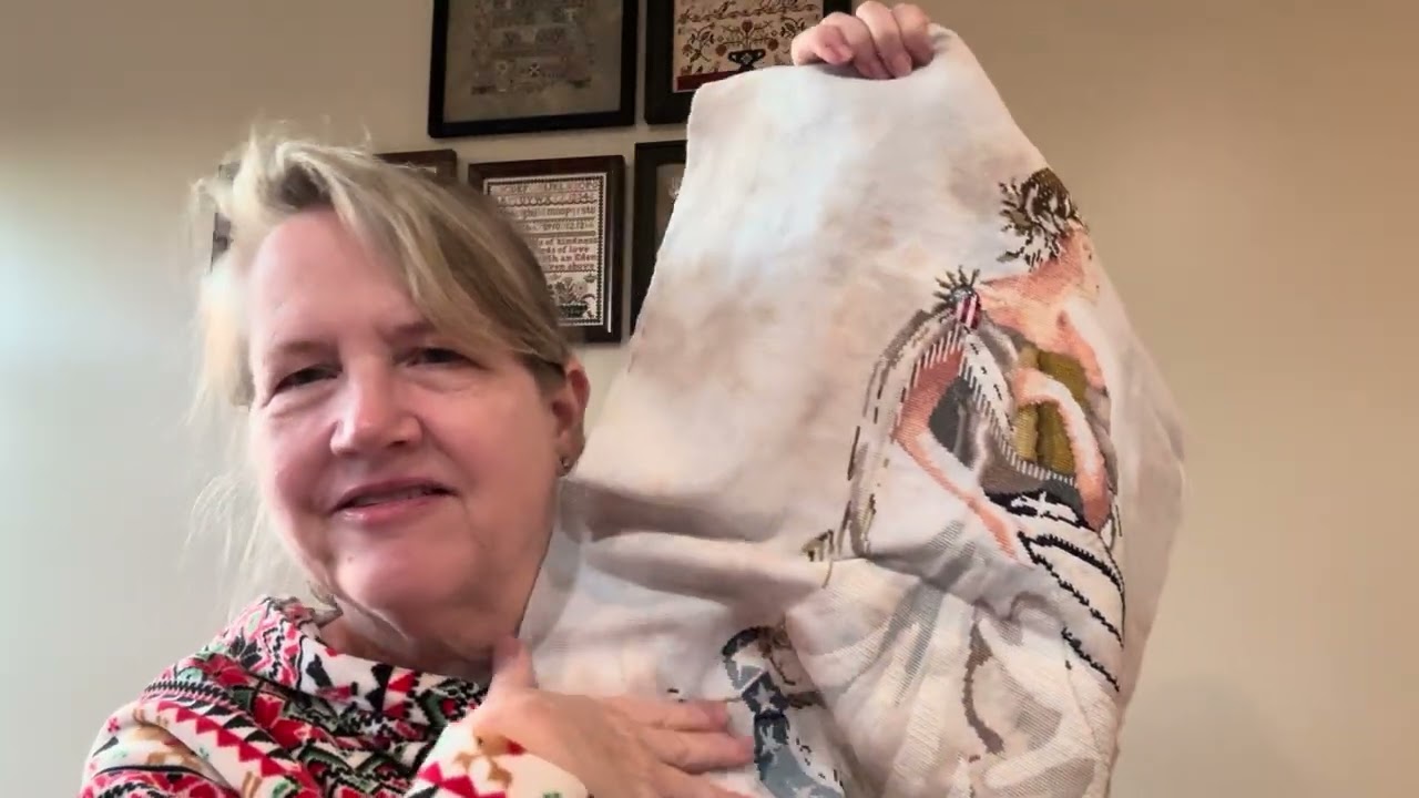 Flosstube #61 not 100😂 All the 12x12 Starts (& a few random WiPs to work on still)