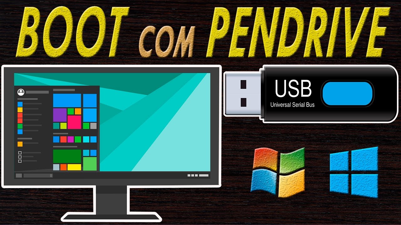 Como dar boot pelo Pendrive - Configurar o pendrive para dar boot por ...