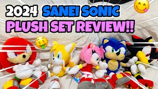 2024 Sanei Sonic plush set review!! - MarioSonicBros 