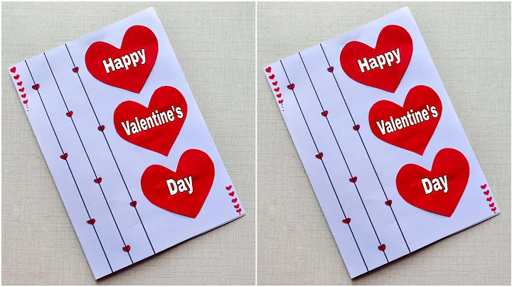 Valentines Day Card | Valentine's Day Crafts With Paper | Valentine's Day Gift Ideas | Paper Crafts