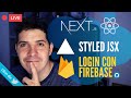 NextJS: Login en GitHub con Firebase y más Styled JSX
