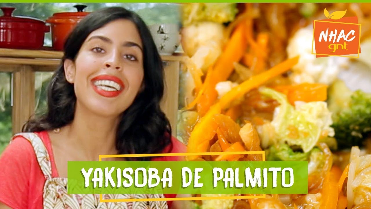 Yakisoba de legumes com macarrão de palmito | Bela Gil | Bela Cozinha