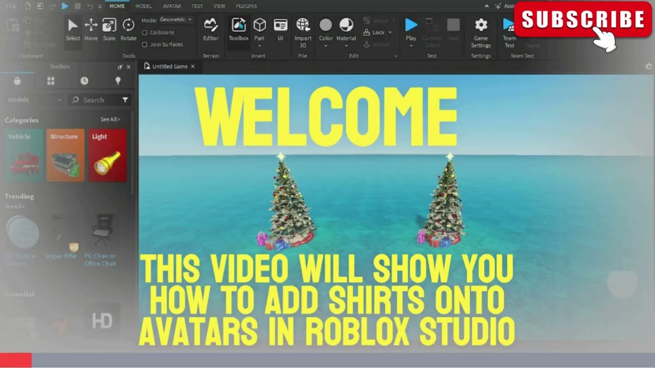 How To Add Shirts And Pants On Roblox Studio YouTube 
