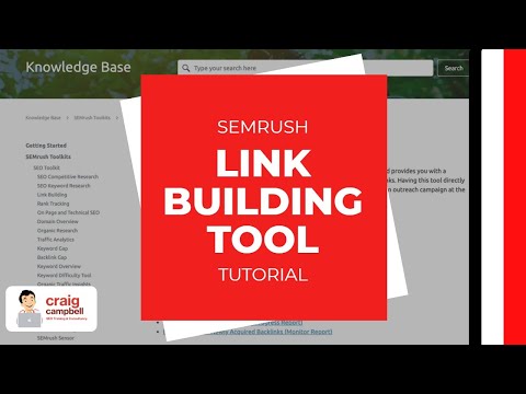 SEMrush Link Building Tool Tutorial, Outreach Using SEMRush for Links