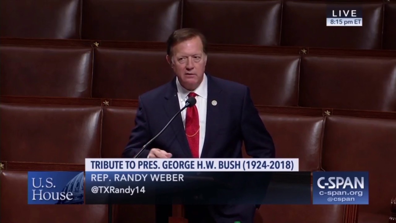 Honoring the late Former President George H. W. Bush