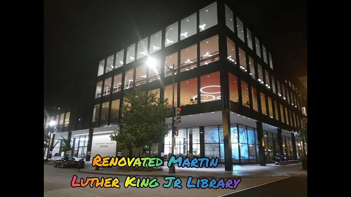 Excited About $200 Million Renovation to the Martin Luther King Jr Library!!