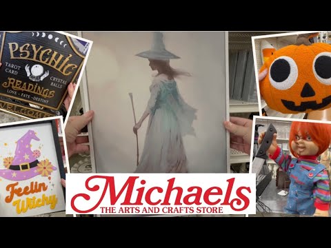 ASMR MICHEALS HALLOWEEN 2024 🎃SHOP WITH ME (whisper voiceover)